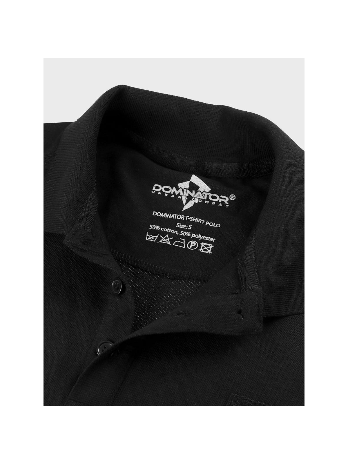 DOMINATOR URBAN COMBAT KOSZULKA POLO MĘSKA WOJSKOWA CZARNA XXL