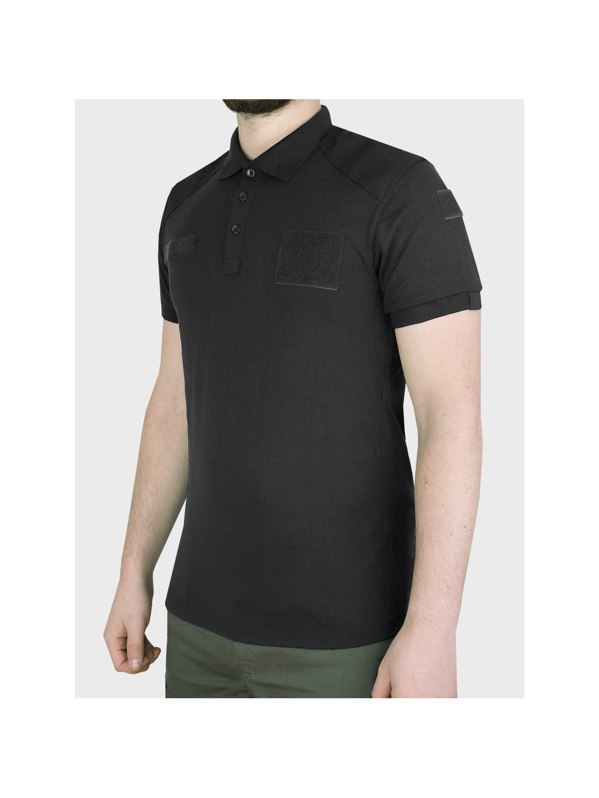 DOMINATOR URBAN COMBAT KOSZULKA POLO MĘSKA WOJSKOWA CZARNA XXL