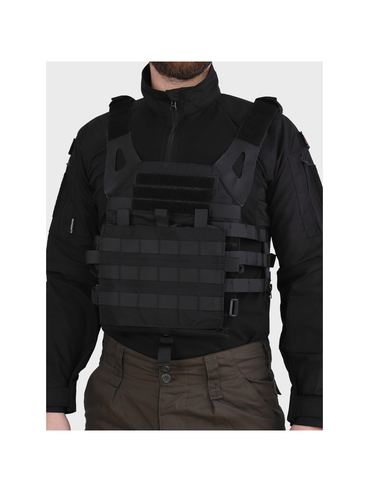 DOMINATOR URBAN COMBAT BLUZA TAKTYCZNA COMBAT SHIRT CZARNA XXL