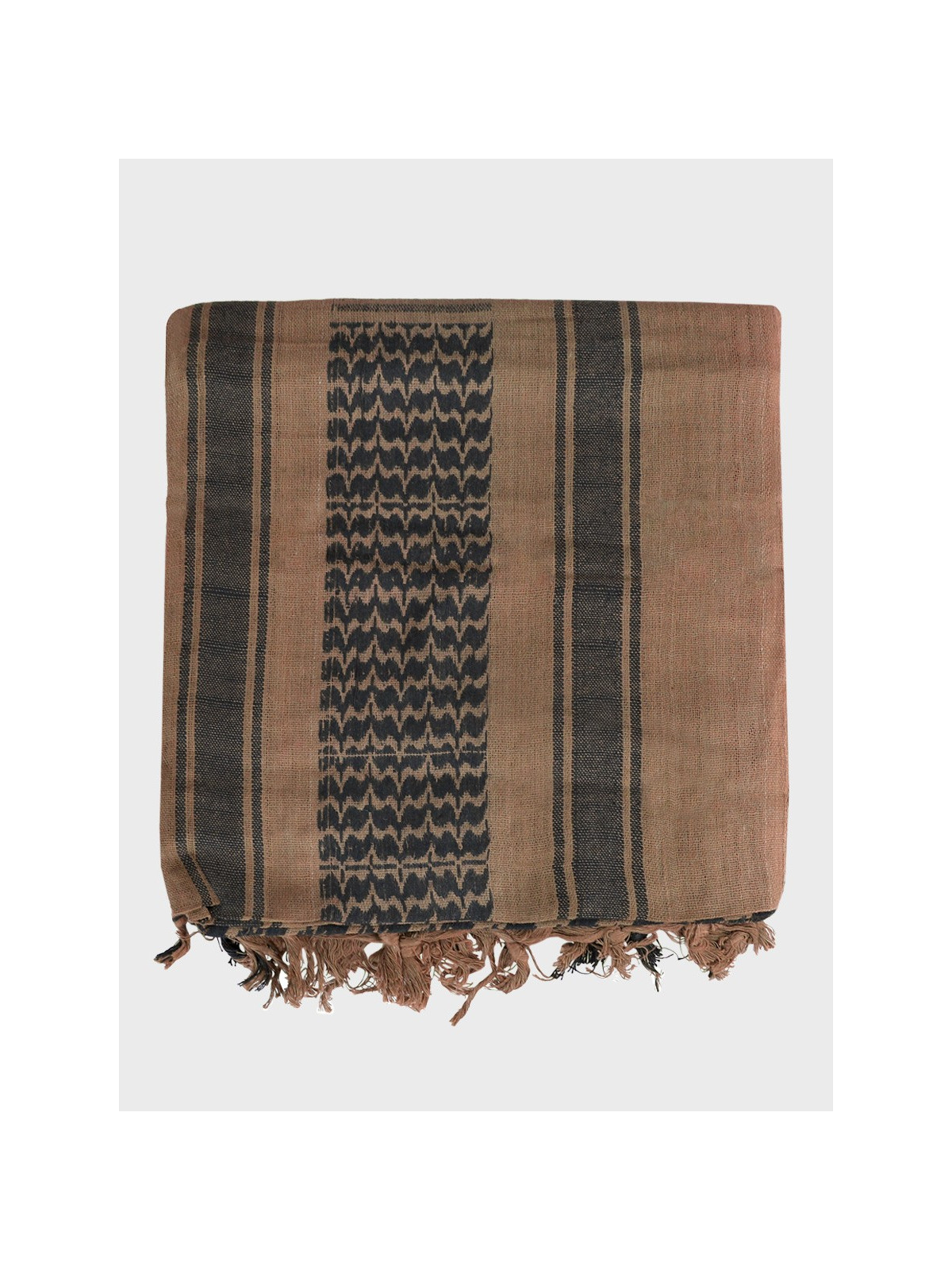 DOMINATOR URBAN COMBAT CHUSTA ARAFATKA KEFIJA 100CM X 100CM BRĄZOWO-CZARNA