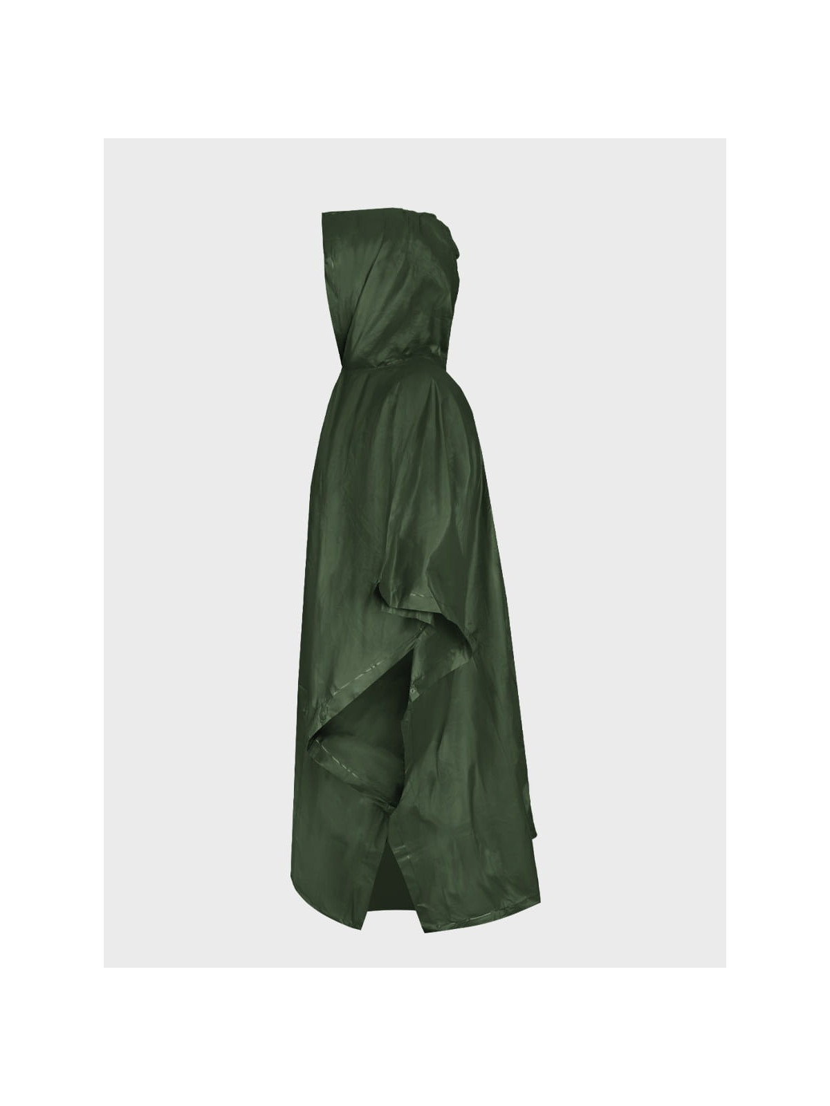 DOMINATOR URBAN COMBAT Peleryna przeciwdeszczowa ponczo z kapturem vinyl oliwkowa