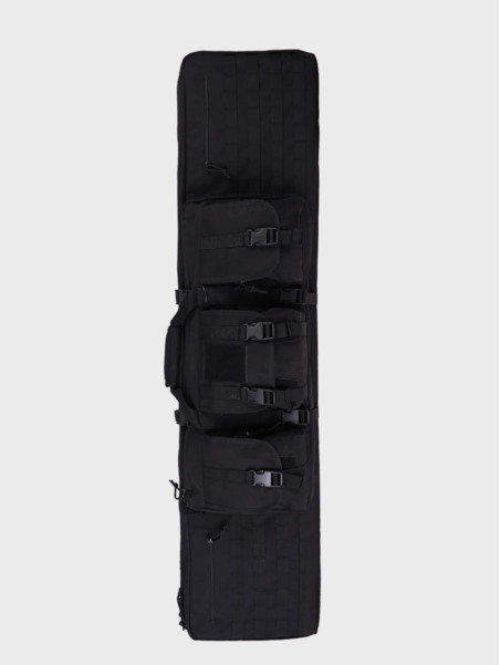 DOMINATOR URBAN COMBAT TORBA NA BROŃ DŁUGĄ MYŚLIWSKĄ I KRÓTKĄ  PLECAK 5 SZT. 130cm CZARNA