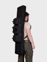 DOMINATOR URBAN COMBAT TORBA NA BROŃ DŁUGĄ MYŚLIWSKĄ I KRÓTKĄ  PLECAK 5 SZT. 130cm CZARNA
