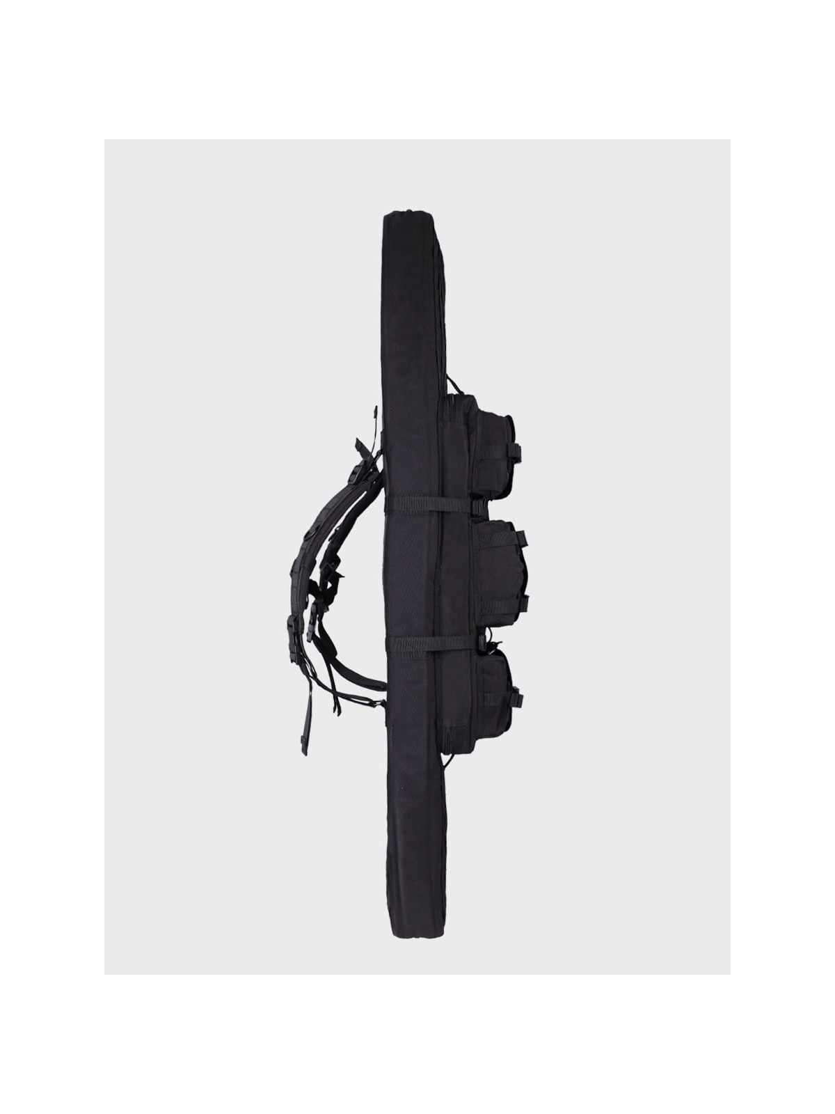 DOMINATOR URBAN COMBAT TORBA NA BROŃ DŁUGĄ MYŚLIWSKĄ I KRÓTKĄ  PLECAK 5 SZT. 130cm CZARNA