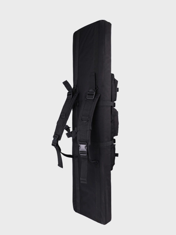 DOMINATOR URBAN COMBAT TORBA NA BROŃ DŁUGĄ MYŚLIWSKĄ I KRÓTKĄ  PLECAK 5 SZT. 130cm CZARNA