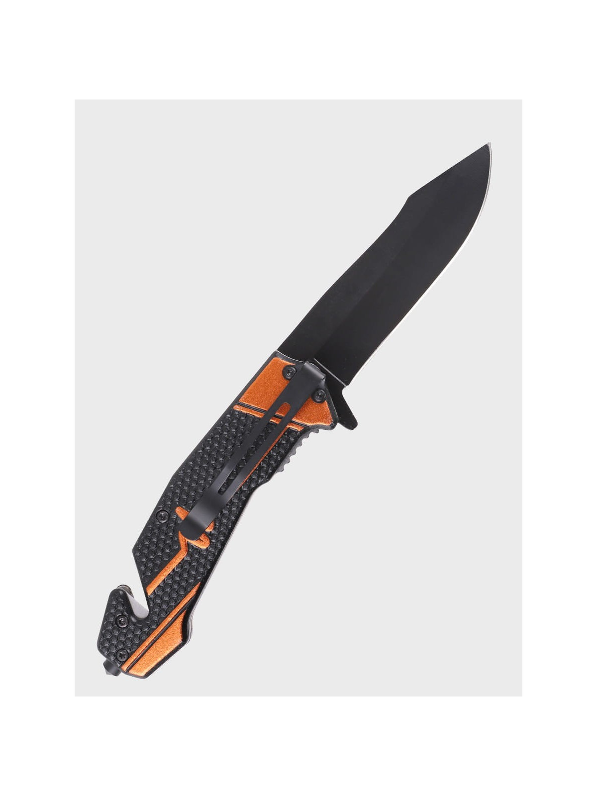 DOMINATOR URBAN COMBAT NÓŻ SKŁADANY RATOWNICZY RESCUE 2-83 POMARAŃCZOWY