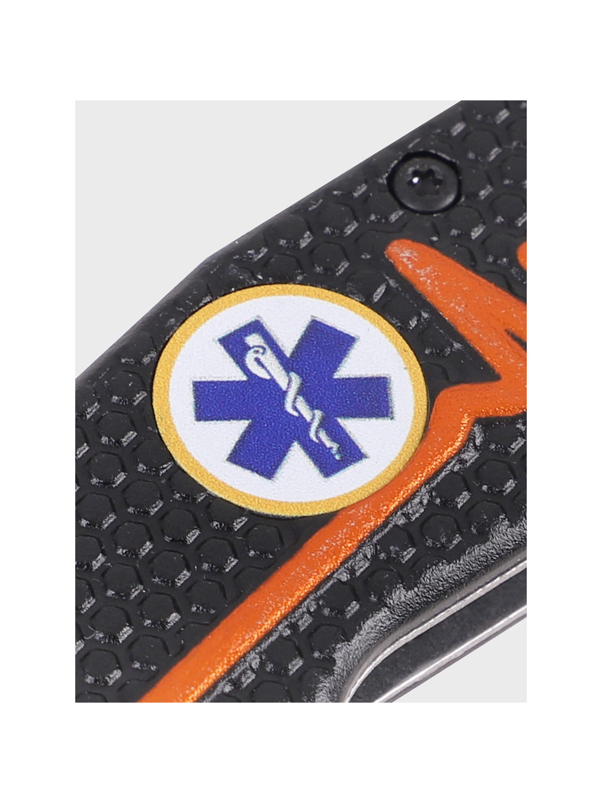 DOMINATOR URBAN COMBAT NÓŻ SKŁADANY RATOWNICZY RESCUE 2-83 POMARAŃCZOWY