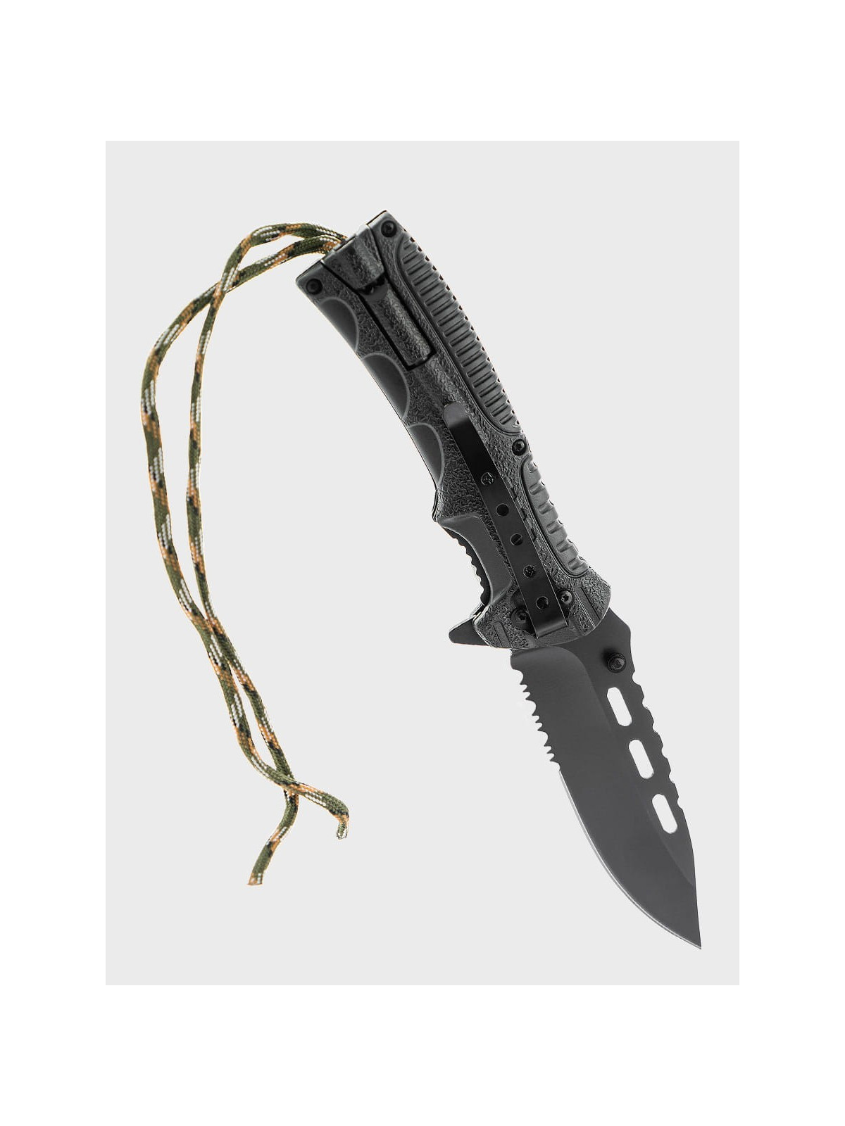 DOMINATOR URBAN COMBAT NÓŻ SKŁADANY BUSHCRAFT LINKA KRZESIWO 4w1