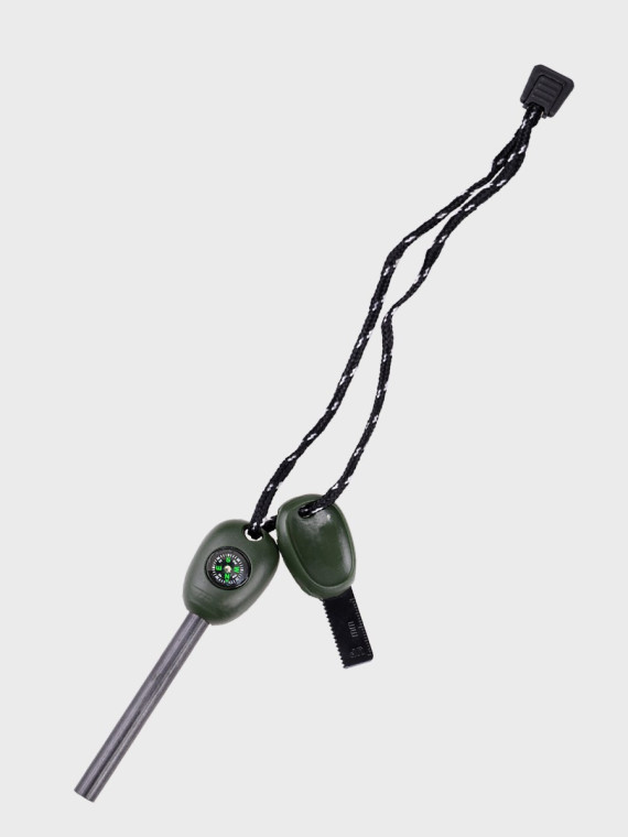DOMINATOR URBAN COMBAT KRZESIWO MAGNEZOWE KOMPAS GWIZDEK SURWIWALOWY OLIWKOWE