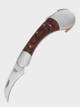 DOMINATOR URBAN COMBAT NÓŻ SKŁADANY Z MIOTEŁKĄ DO GRZYBÓW SCYZORYK MUSHROOM