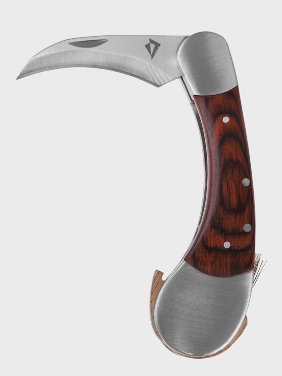 DOMINATOR URBAN COMBAT NÓŻ SKŁADANY Z MIOTEŁKĄ DO GRZYBÓW SCYZORYK MUSHROOM