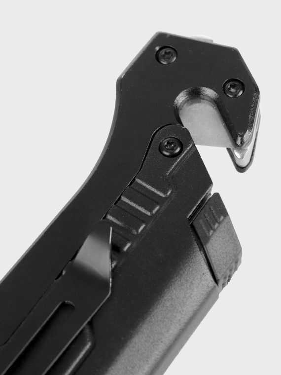 DOMINATOR URBAN COMBAT NÓŻ RATOWNICZY SKŁADANY Rescue-Tech KRZESIWO LATARKA