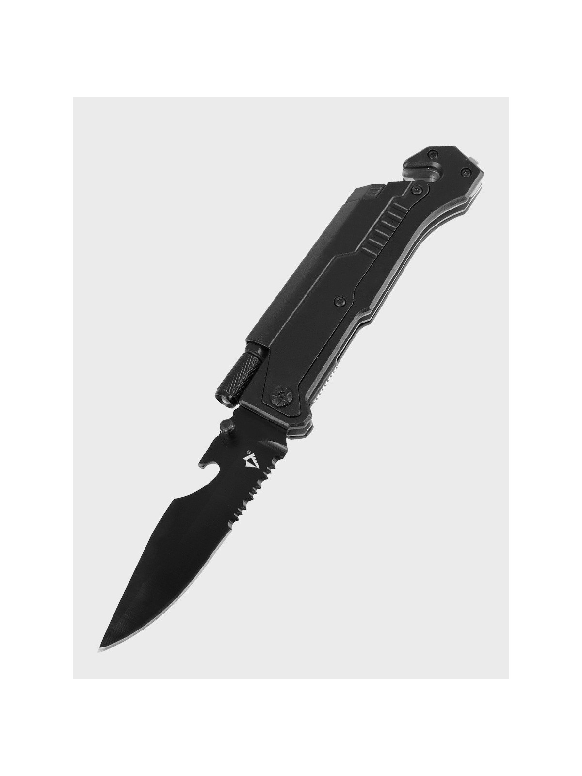 DOMINATOR URBAN COMBAT NÓŻ RATOWNICZY SKŁADANY Rescue-Tech KRZESIWO LATARKA