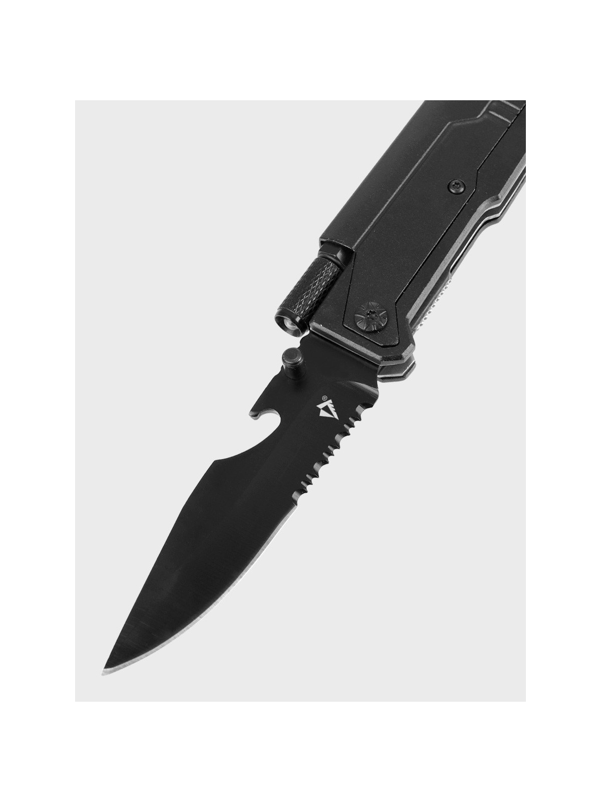 DOMINATOR URBAN COMBAT NÓŻ RATOWNICZY SKŁADANY Rescue-Tech KRZESIWO LATARKA