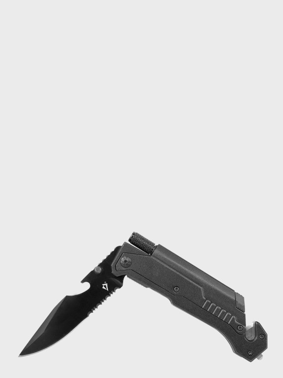 DOMINATOR URBAN COMBAT NÓŻ RATOWNICZY SKŁADANY Rescue-Tech KRZESIWO LATARKA