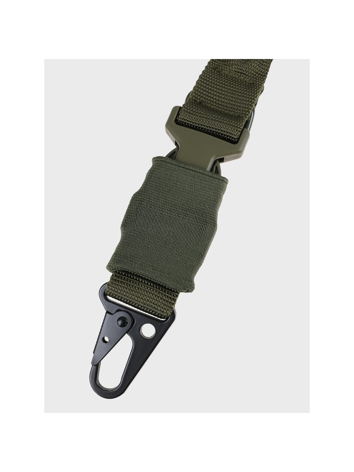 DOMINATOR URBAN COMBAT PAS NOŚNY DO BRONI DWUPUNKTOWY 2-POINT BUNGEE KLAMRA OLIWKOWY