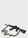 DOMINATOR URBAN COMBAT PAS NOŚNY DO BRONI DWUPUNKTOWY 2-POINT BUNGEE KLAMRA OLIWKOWY