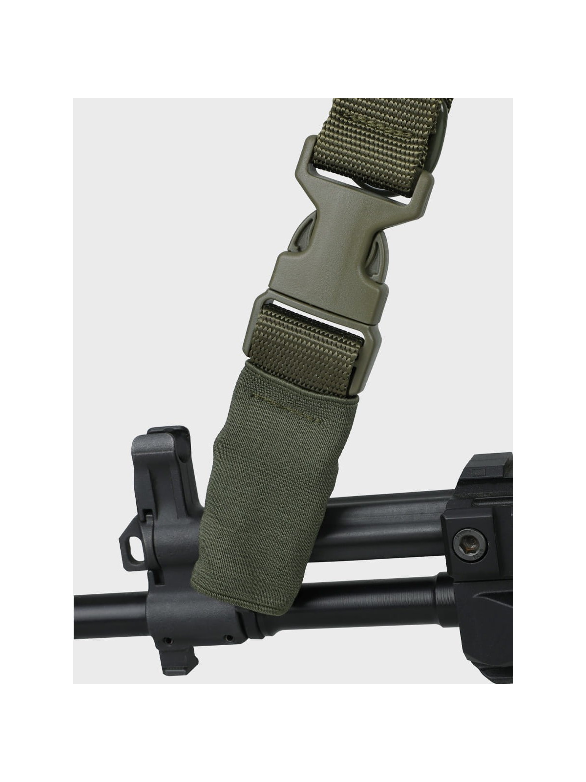 DOMINATOR URBAN COMBAT PAS NOŚNY DO BRONI DWUPUNKTOWY 2-POINT BUNGEE KLAMRA OLIWKOWY