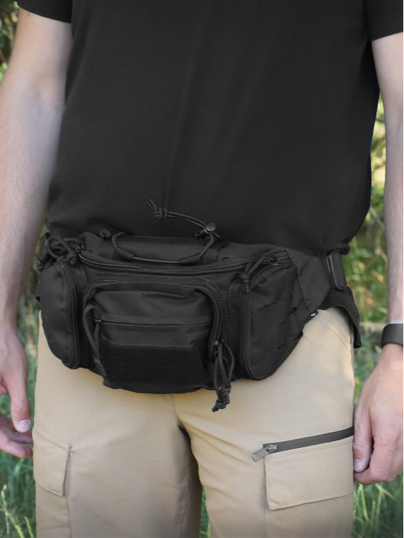 DOMINATOR URBAN COMBAT TORBA BIODROWA NERKA SCORPION CZARNA