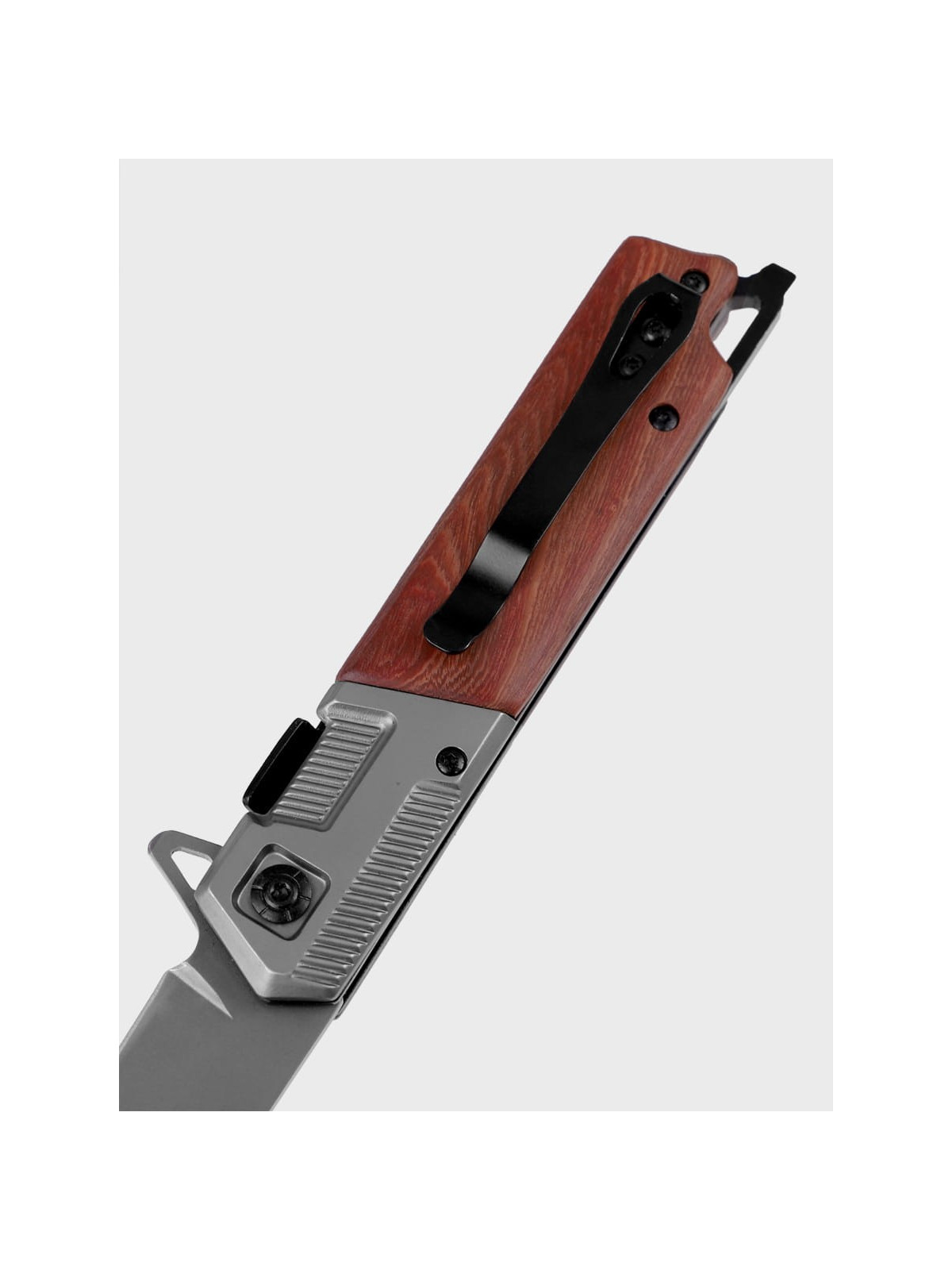 DOMINATOR URBAN COMBAT NÓŻ SKŁADANY SCYZORYK SPRĘŻYNOWY SLIM WOOD