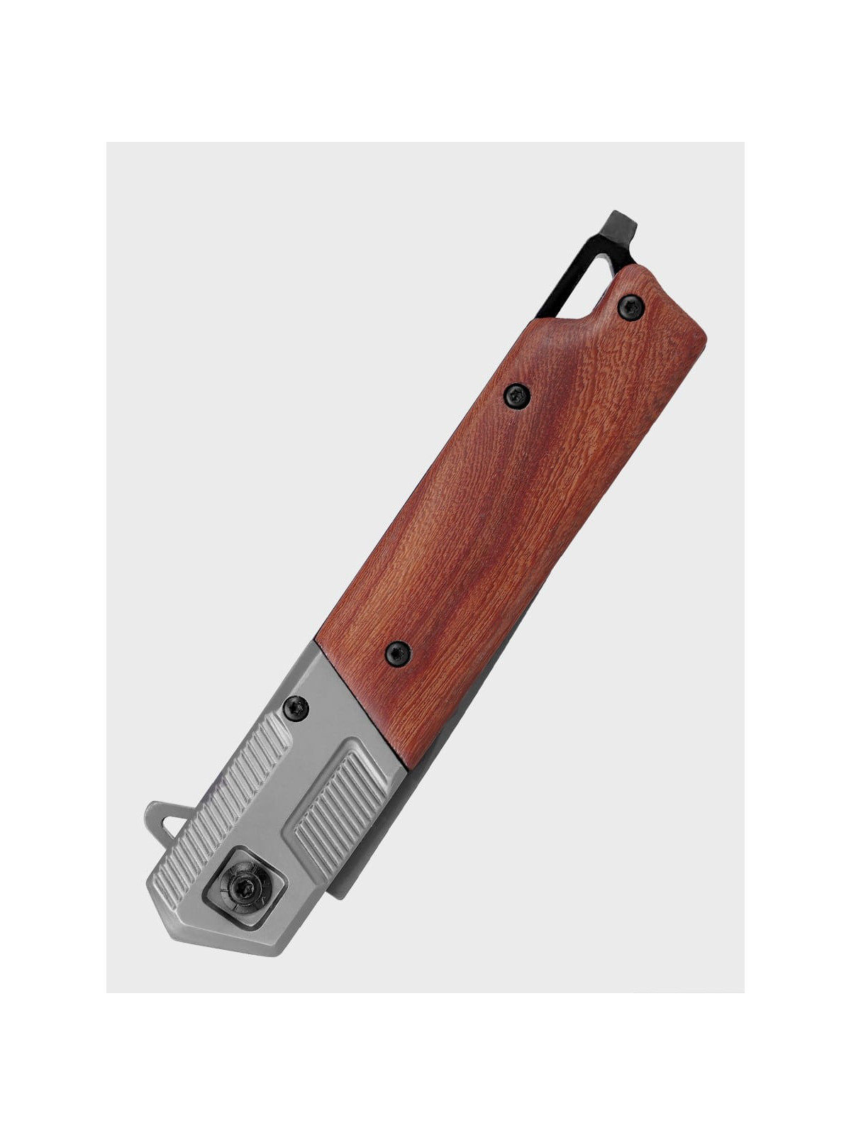 DOMINATOR URBAN COMBAT NÓŻ SKŁADANY SCYZORYK SPRĘŻYNOWY SLIM WOOD