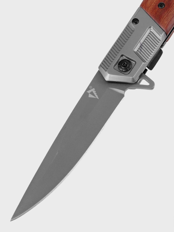 DOMINATOR URBAN COMBAT NÓŻ SKŁADANY SCYZORYK SPRĘŻYNOWY SLIM WOOD