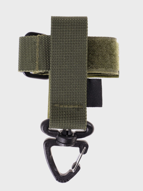 DOMINATOR URBAN COMBAT Uchwyt Na Rękawice NA LINĘ Do Pasa MOLLE OLIWKOWY