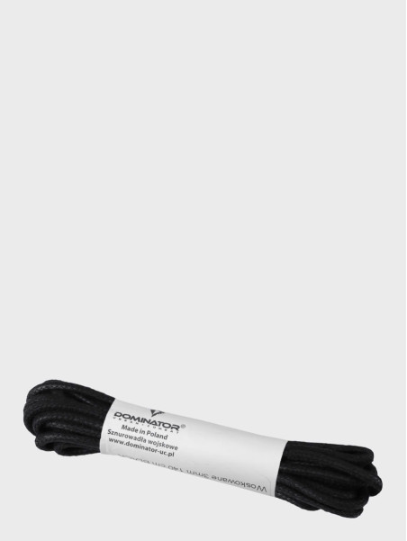 DOMINATOR URBAN COMBAT SZNUROWADŁA SZNURÓWKI DO BUTÓW WOSKOWANE 3mm CZARNE 220
