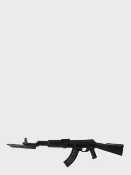 DOMINATOR URBAN COMBAT ATRAPA Karabinu AK-47 KAŁASZNIKOW + BAGNET GUMOWA czarna