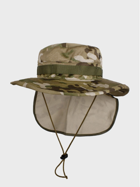 DOMINATOR URBAN COMBAT Kapelusz wojskowy z nakarczkiem At-Camo XL