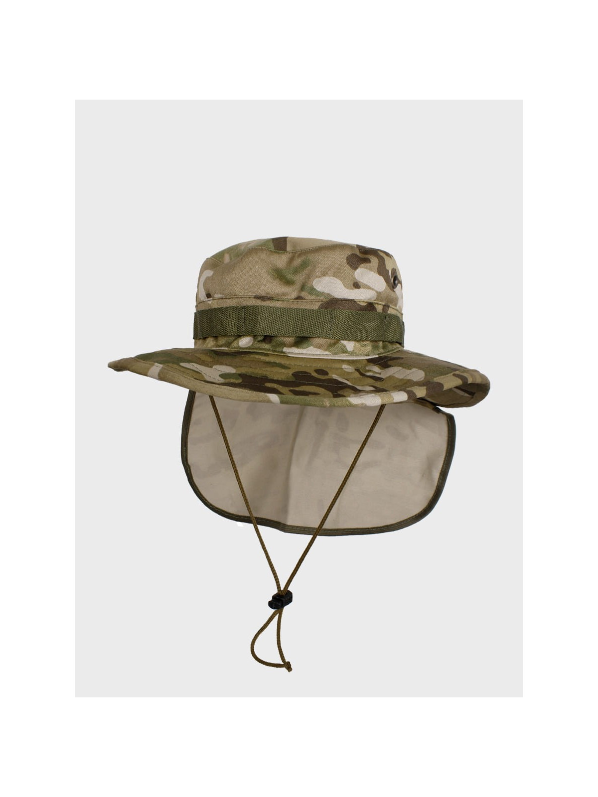DOMINATOR URBAN COMBAT Kapelusz wojskowy z nakarczkiem At-Camo XL
