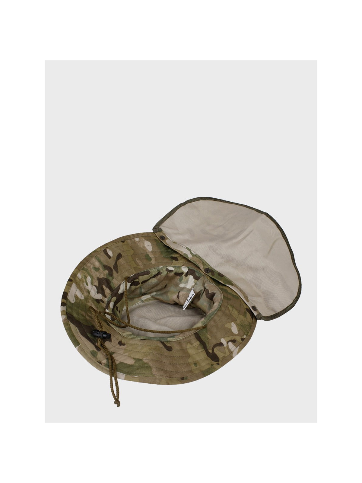 DOMINATOR URBAN COMBAT Kapelusz wojskowy z nakarczkiem At-Camo XL