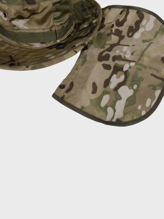 DOMINATOR URBAN COMBAT Kapelusz wojskowy z nakarczkiem At-Camo XL