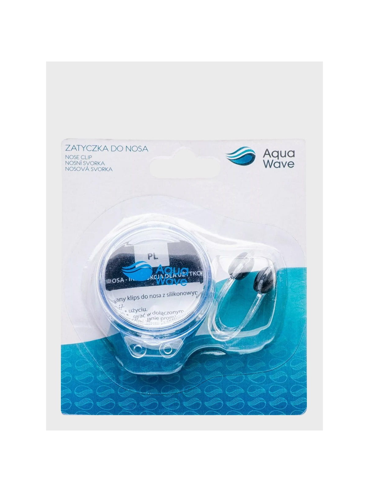 AQUAWAVE Zatyczki do nosa NOSECLIP Smoky 