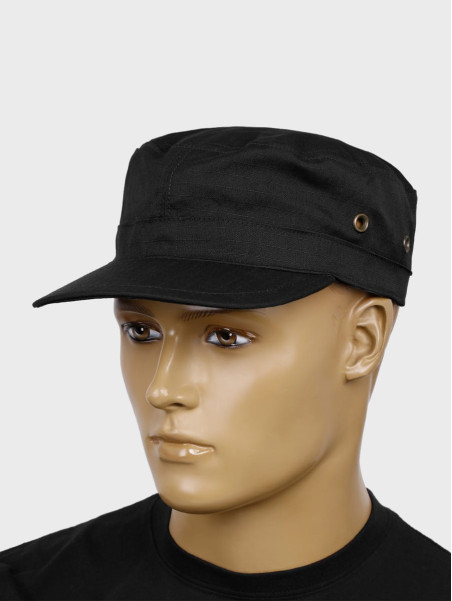 DOMINATOR URBAN COMBAT CZAPKA POLOWA Z REGULACJĄ PATROLÓWKA Rip-Stop CZARNA XXL