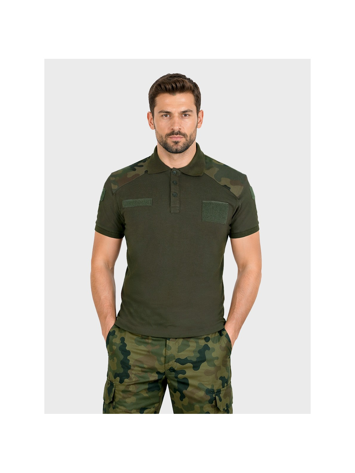 DOMINATOR URBAN COMBAT KOSZULKA POLO MĘSKA WOJSKOWA OLIWKOWA / WZ93 XXL