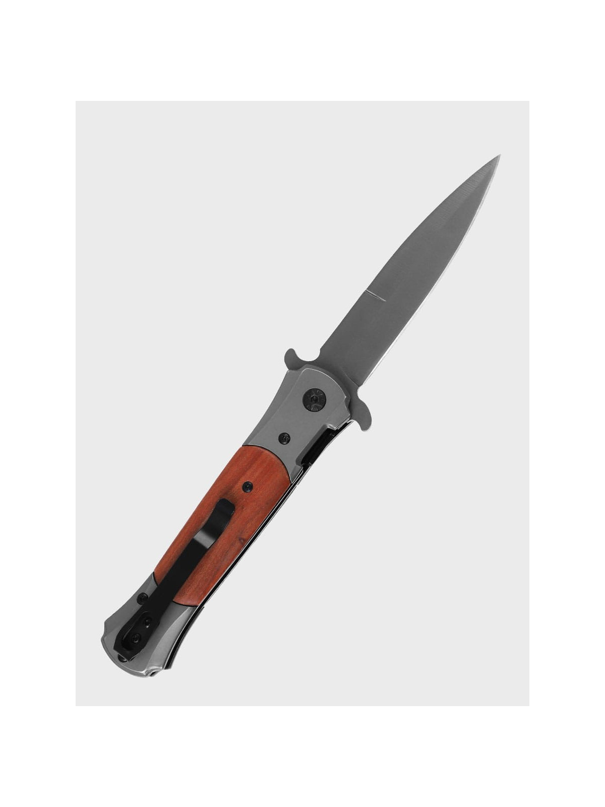 DOMINATOR URBAN COMBAT NÓŻ SKŁADANY SPRĘŻYNOWY SZTYLET DREWNO