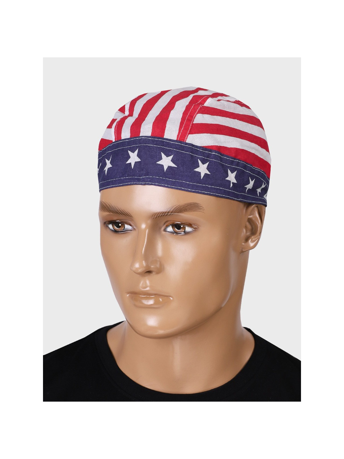 FOSTEX GARMENTS Chusta bandana bandama czapka Headwrap red/white striper