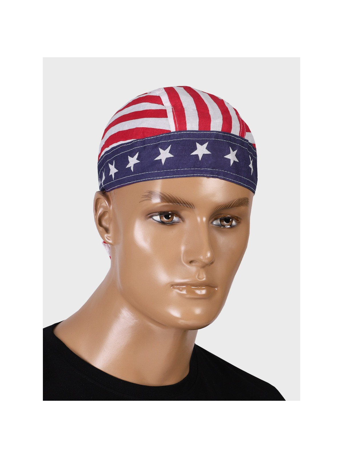 FOSTEX GARMENTS Chusta bandana bandama czapka Headwrap red/white striper