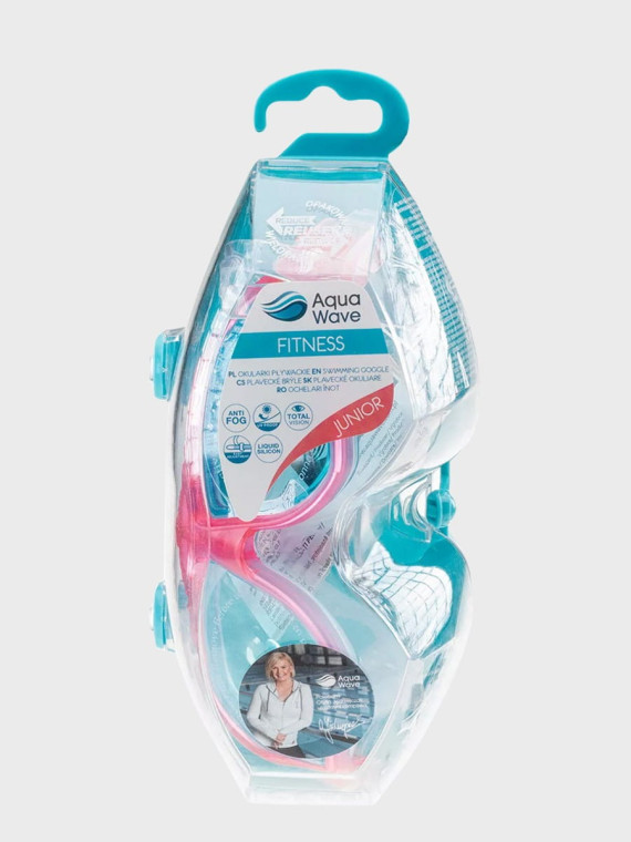 AQUAWAVE OKULARY DO PŁYWANIA DZIECIĘCE MAVERIC RÓŻOWE