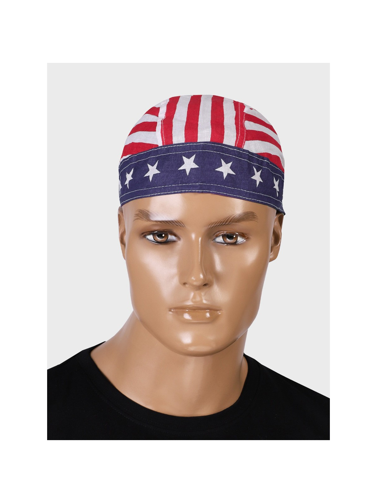 FOSTEX GARMENTS Chusta bandana bandama czapka Headwrap red/white striper