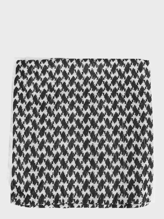 DOMINATOR URBAN COMBAT CHUSTA ARAFATKA KEFIJA 100CM X 100CM BIAŁO-CZARNA