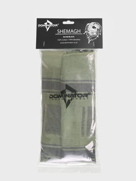 DOMINATOR URBAN COMBAT CHUSTA ARAFATKA KEFIJA 100CM X 100CM OLIWKOWO-CZARNA