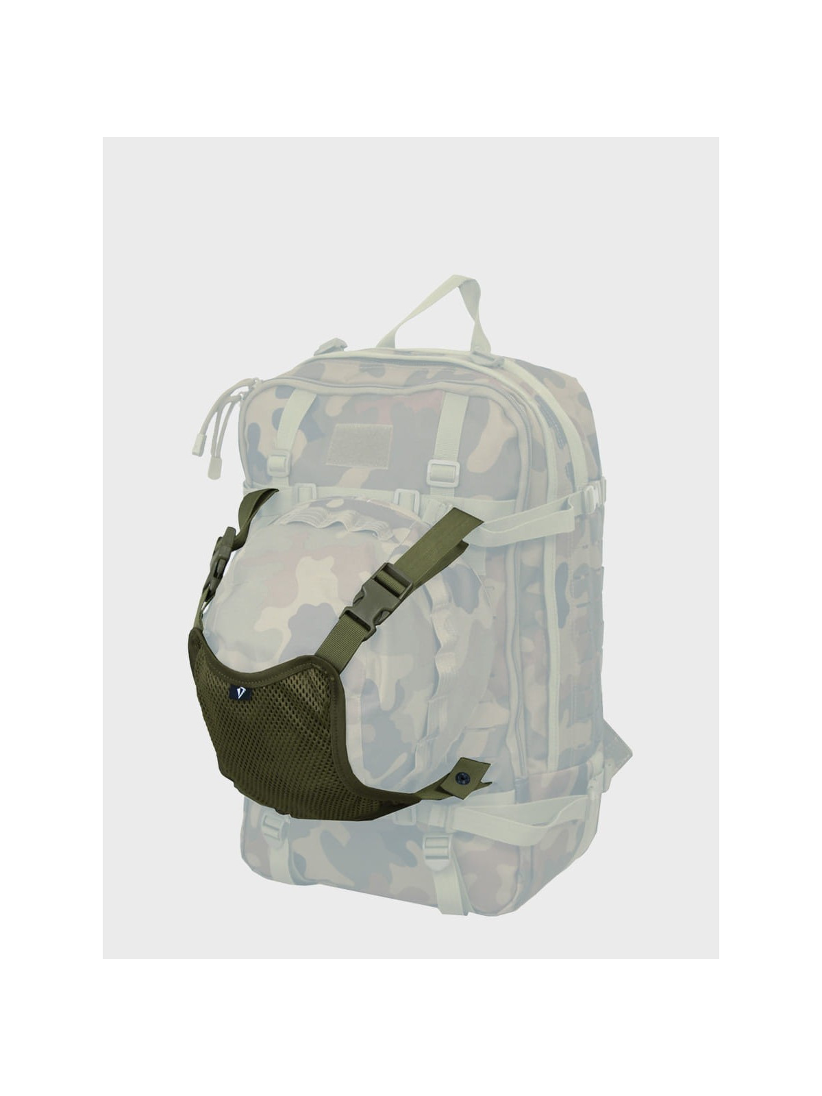 DOMINATOR URBAN COMBAT Uchwyt na hełm kask ochronny karimatę śpiwór noszak ranger green
