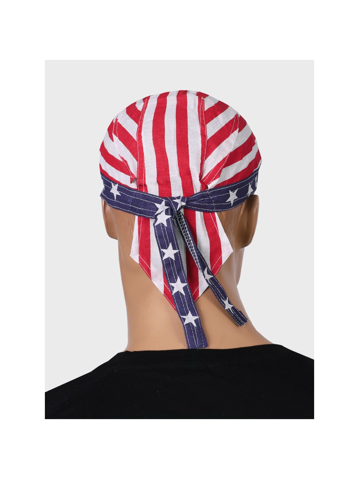 FOSTEX GARMENTS Chusta bandana bandama czapka Headwrap red/white striper