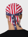 FOSTEX GARMENTS Chusta bandana bandama czapka Headwrap red/white striper