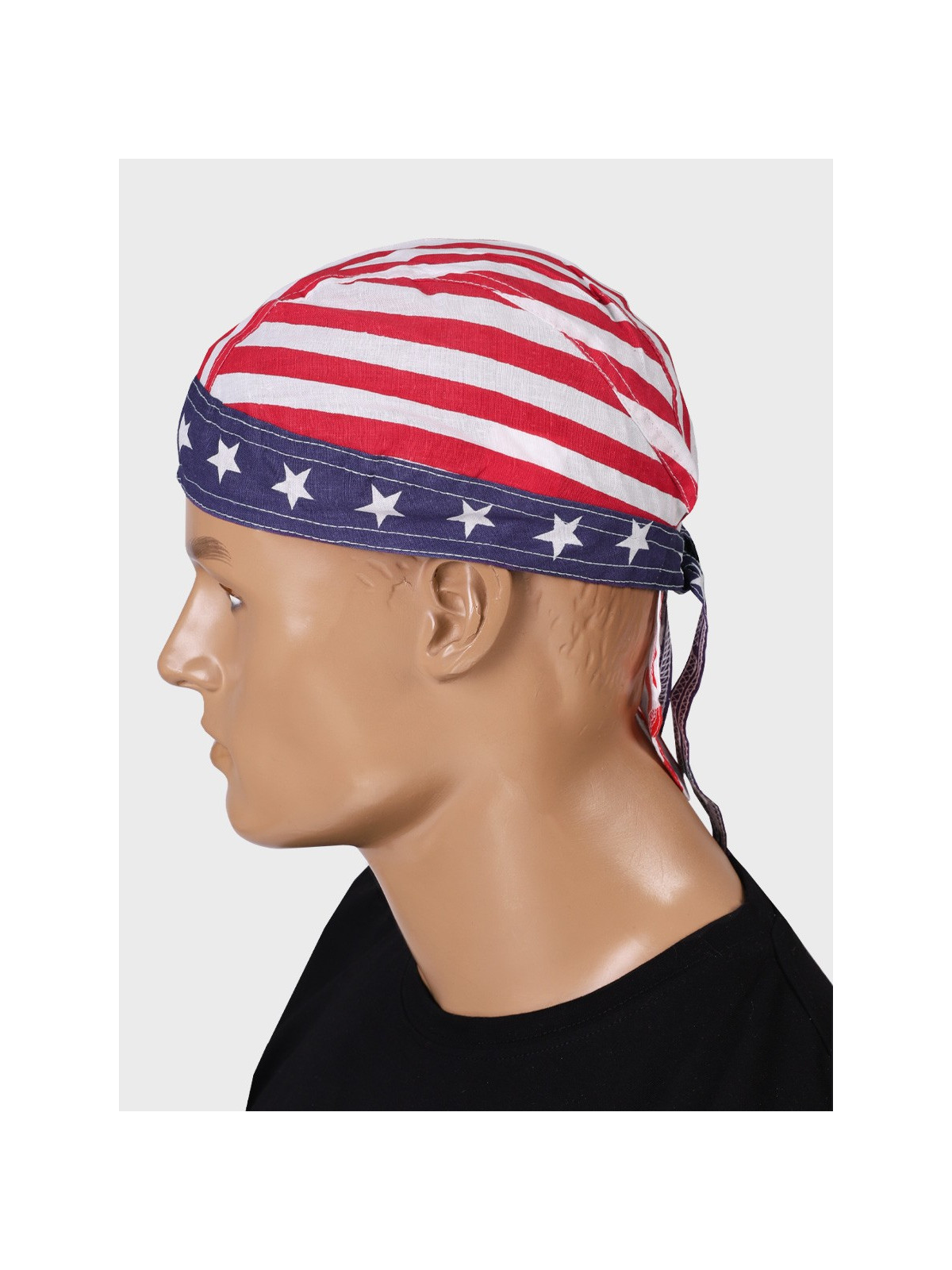 FOSTEX GARMENTS Chusta bandana bandama czapka Headwrap red/white striper