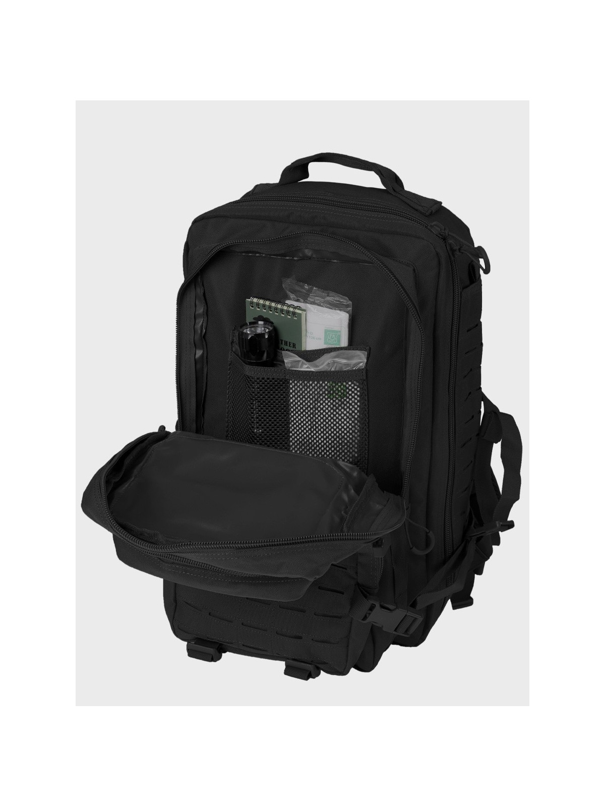 DOMINATOR URBAN COMBAT Plecak wojskowy Warrior laser cut 36L Molle Velcro czarny