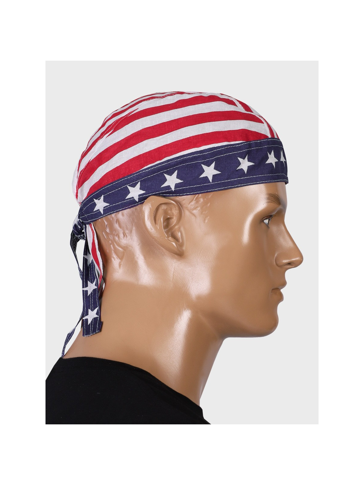FOSTEX GARMENTS Chusta bandana bandama czapka Headwrap red/white striper