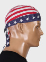 FOSTEX GARMENTS Chusta bandana bandama czapka Headwrap red/white striper